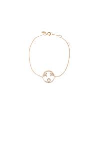 Ruifier 9 Karat Xoxo Bracelet In Metallics
