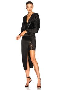 Michelle Mason Obi Dress In Black