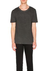 Maison Margiela Garment Dyed Tee In Black
