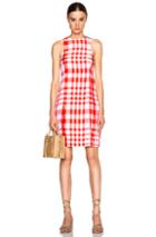 Stella Mccartney Benedicte Dress In Red,checkered & Plaid