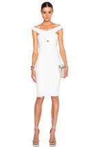 Mason By Michelle Mason Cross Strap Dress In White