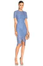 Lover Oasis Lace Dress In Blue
