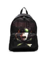 Givenchy Army Skull Print Backpack In Black