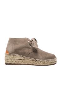 Rag & Bone Suede Gena Espadrilles In Gray