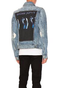 Amiri Concert Trucker Jacket In Blue