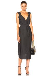 Smythe Knot Dress In Gray