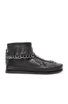 Alexander Wang Leather Montana Boots In Black