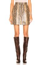 Sprwmn A-line Skirt In Animal Print,neutral