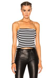Amiri Stripe Chain Stripe Tube Top In Black,white,stripes