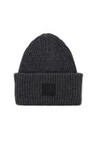 Acne Studios Pansy Face Beanie In Gray