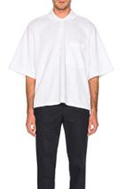 Thom Browne Oversized Pocket Polo In White