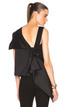 Roland Mouret Iver Top In Black