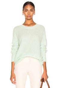 Soyer Anna Cashmere Scoopneck In Green