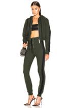 Unravel Terry B Hoodie Jumpsuit In Green