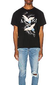 Amiri Crane Tee In Black