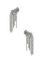 Isabel Marant Crystal Cascade Earrings In Metallics