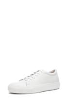 Acne Studios Adrian Grain Leather Sneakers In White
