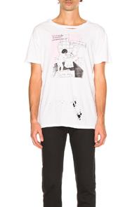 Enfants Riches Deprimes Careful Tee In White