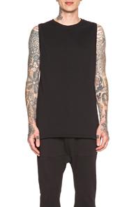 Silent Damir Doma Toroy Sleeveless Tee Vintage Black