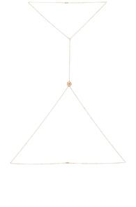 Wasson X Lpa For Fwrd Sphere Bodychain In Metallics