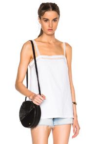 Jenni Kayne Lace Cami Top In White