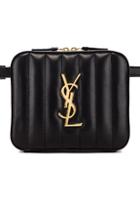 Saint Laurent Vicky Belt Bag In Black