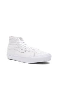 Vans Vault Leather Og Sk8-hi Lx In White
