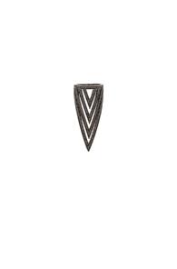 Lynn Ban Triangular Ring In Metallics