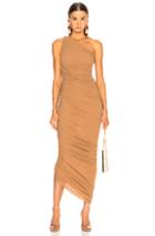 Norma Kamali Diana Gown In Neutrals
