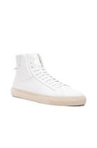 Givenchy Knots High Top Leather Sneakers In White