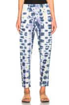 Raquel Allegra Easy Pants In Purple,blue,ombre & Tie Dye