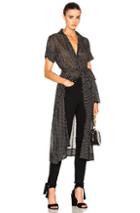 Lisa Marie Fernandez Shirt Dress In Black,geometric Print