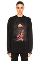 Givenchy Graphic Crewneck Sweatshirt In Black