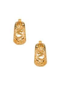 Christie Nicolaides Soleo Hoops In Metallic
