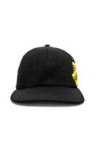 Off-white Firetape Cap In Black,yellow