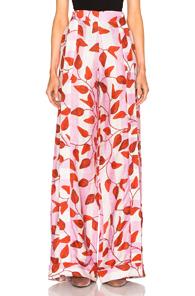 Johanna Ortiz Colorado Pants In Pink,abstract
