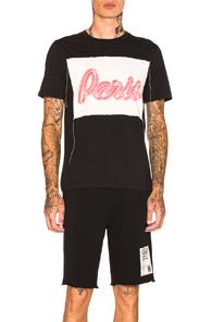 Maison Margiela Paris Tee In Black
