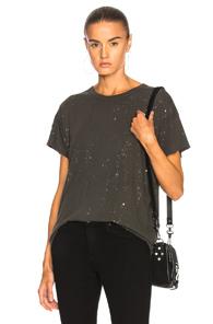 The Great Boxy Crew Tee In Gray,metallics