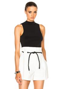 Protagonist Mock Neck Bodysuit In Black