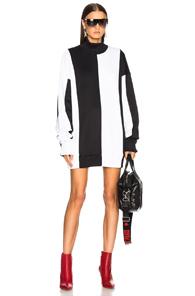 Marques ' Almeida Turtleneck Sweater In Black,stripes,white