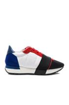 Balenciaga Usa Runner Sneakers In Red,white,blue