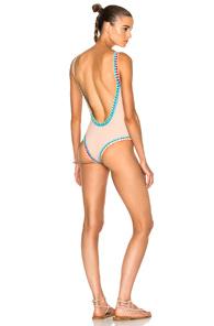 Kiini Luna Scoop Back Swimsuit In Neutrals