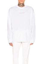 1017 Alyx 9sm Long Sleeve Tee In White