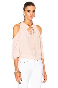 Calvin Rucker Amazed Top In Neutrals,pink