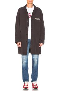 Visvim Peerless Shop Coat In Black