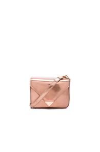 Alexander Wang Mini Prisma Envelope Crossbody In Metallics