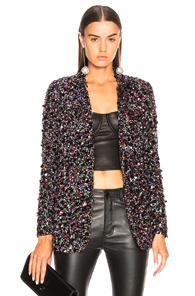 Beau Souci Liv Blazer In Black,pink