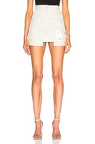 Off-white Pockets Out Mini Skirt In White