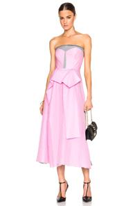 Roksanda Orbeli Dress In Pink,stripes