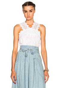Ulla Johnson Birdie Top In White